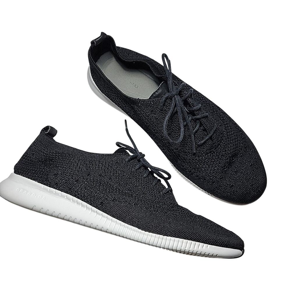 Cole Haan ZeroGrand Womens Knit Mesh Oxford Grand OS Shoes Black Size 7.5 B